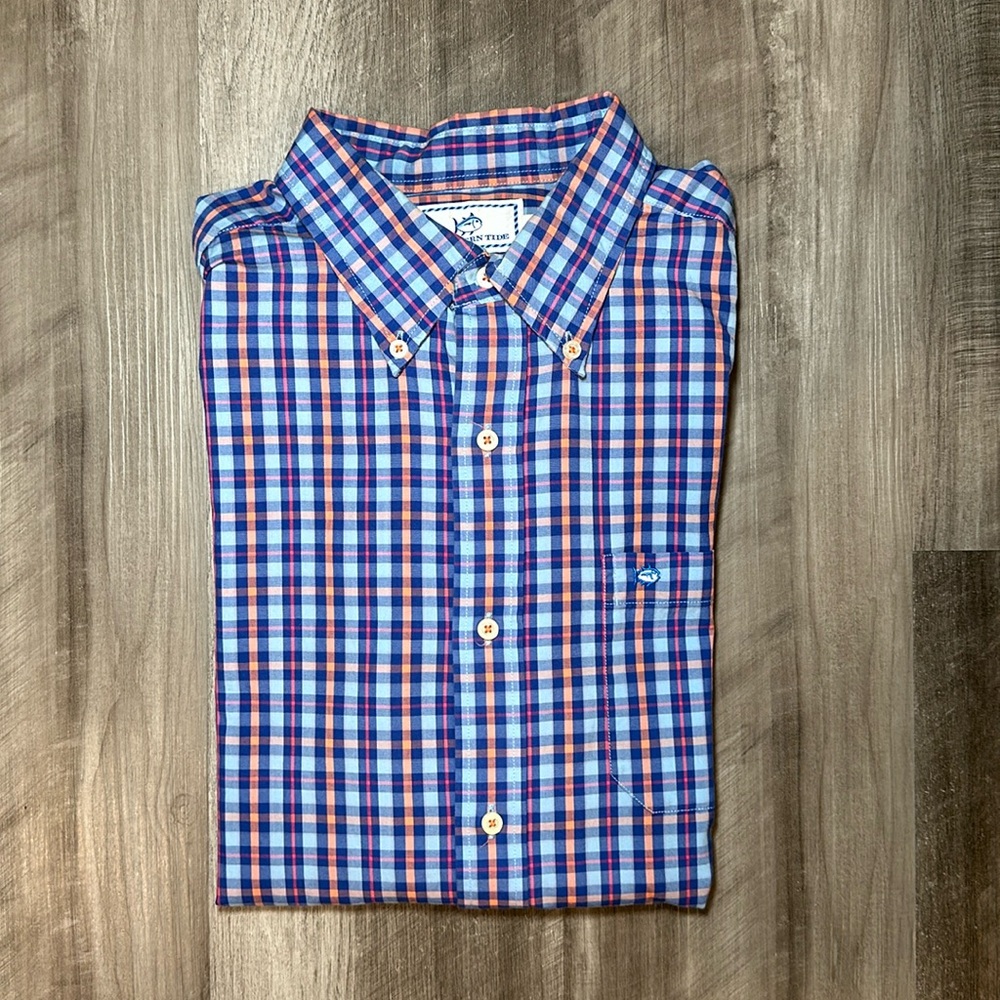 Southern Tide Classic Fit Long Sleeve Button Down - Medium